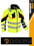 Procera ATRAL YELLOW erősített anyagú technikai softshell kabát - munkaruha