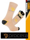 Procera CAMEL BEIGE technikai munkazokni 2 pár - munkaruha