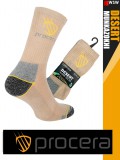 Procera DESERT BEIGE technikai munkazokni 2 pár - munkaruha
