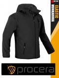 Procera ELASTIC BLACK TUNDRA stretch slimfit softshell kabát - munkaruha