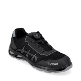 Procera Lotus S1PS gyorsfűzős munkavédelmi cipő - fekete-szürke