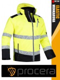 Procera VELORO YELLOW erősített anyagú technikai softshell kabát - munkaruha