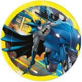 Procos Batman sárga-fekete papírtányér 8db-os szett