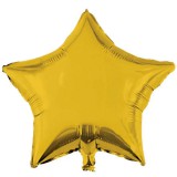 Procos Csillag alakú fólia lufi – arany 46cm
