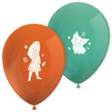 Procos Disney Hercegnők Vaiana 2 narancssárga-türkiz zöld 8db-os lufi szett