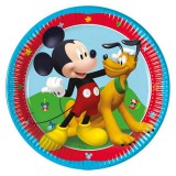 Procos Disney Mickey egér 8db-os papírtányér szett 20cm-es