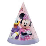 Procos Disney Minnie egeres papír party kalap 6db-os szett