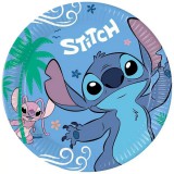 Procos Disney Stitch papírtányér 8db-os szett 23cm