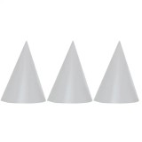 Procos Ezüst színű party kalap 6db-os szett