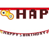 Procos Gamer mintás party banner 200cm