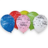 Procos Happy Birthday feliratos lufik – 6 darabos szett