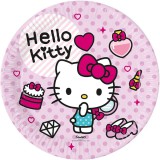 Procos Hello Kitty 8db-os papírtányér szett 23cm-es