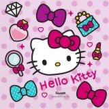 Procos Hello Kitty papírszalvéta szett – 2 rétegű, 33x33 cm, 20db