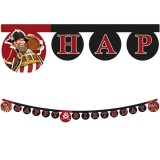 Procos Kalózos szülinapi „Happy Birthday” feliratú party banner