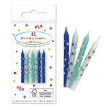 Procos Kék szülinapi gyertyák 12db