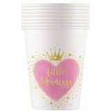 Procos Little Princess papírpohár 8db-os szett 200ml