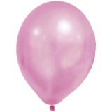 Procos Metallic pasztell rózsaszín lufi – 8 db-os szett