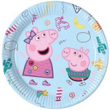 Procos Peppa malac papírtányér 8db-os szett 23cm