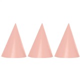 Procos Rózsa színű party kalap 6db-os szett