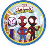 Procos Spidey 8db-os papírtányér szett 23cm-es