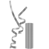 Procos Szerpentin metál ezüst színben 18db