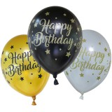 Procos Szülinapi lufi "Happy Birthday" felirattal 6db-os szett