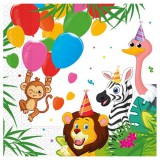 Procos Vidám dzsungel mintás 2 rétegű papírszalvéta 20db-os csomag