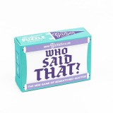Professor Puzzle PP Matchbox kártyajáték- Who said that ?, angol
