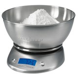 Profi Cook ProfiCook KW1040 konyhai mérleg Fekete, Rozsdamentes acél Elektronikus konyhai mérleg