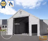 Profi everest raktársátor, 10x20 m, 4x4 m-es ajtóval, tűzálló B típusú
