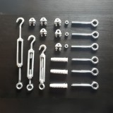 Profi Napvitorla Kit Szerelési Egységcsomag Háromszögletű Napvitorlákhoz