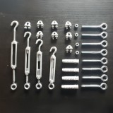 Profi Napvitorla Kit Szerelési Egységcsomag Négyszögletű Napvitorlákhoz