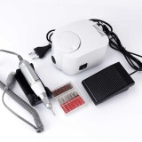 Profi pedálos műköröm csiszológép készlet DM-215 - fehér