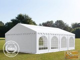 Profi prémium 5x8 m rendezvénysátor PVC 500g/m2, fehér színben