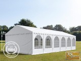 Profi professional 5x12 m, +2 m rendezvénysátor 550g/m2, fehér színben