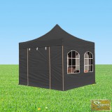 Profi professzionális aluline pavilon 3x3 m, oldalfallal több színben