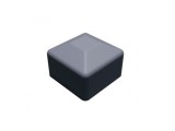 Profile end cap, plastic II, silver