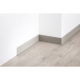 Profilplast PVC padlószegély 50x15mm-es, lágy - világosszürke - 5m - öntapadós