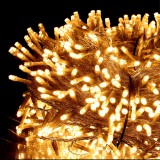 Progarden 1000 LED-es BOA fényfüzér, kültéri-beltéri hálózati, 8 világítási móddal, átlátszó vezetékes, extra meleg fehér, 20 m, IP44