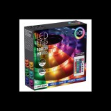 Progarden 3 m-es 90 RGB LED-es SMD5050 szalag, hálózati adapterrel, távirányítóval, színes, IP44