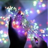 Progarden 720 micro LED-es BOA fényfüzér, kültéri-beltéri hálózati, színes RGB, 7 m, IP44