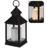 Progarden Holdfény lámpás LED-es gyertyával, 23 cm