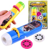 Projector Kivetítő és Zseblámpa-24 db. képpel-Dinoszaurusz
