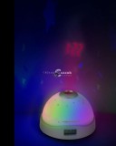 Projektoros ébresztőóra led világítással