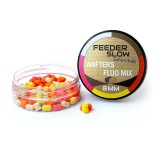 Promix Feeder Slow Sinking Wafters Fluo Mix 10mm (PMFSSWFM10)