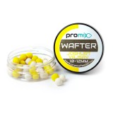 Promix Wafter 10-12mm horgászcsali joghurt-vajsav ízesítéssel - sárga/fehér (PMW1012JV)