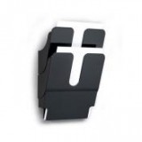 Prospektustartó, fali, álló, A4, DURABLE "FLEXIPLUS 2", fekete [2 db]