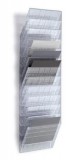Prospektustartó, fali, fekvő, A4, DURABLE FLEXIBOXX 12, áttetsző (DB1709781400)