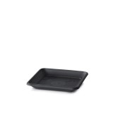 PROSPERPLAST Műanyag virágcserép alátét TERRA 340x340mm antracit