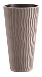 Prosperplast SANDY SLIM virágcserép mokka 39 cm